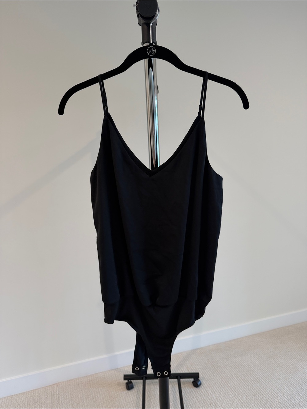 Altar’d State • Black V-Neck Sleeveless Bodysuit Tank